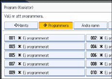 Bild av användarpanelen