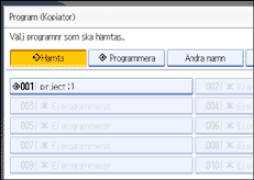 Bild av användarpanelen