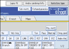 Bild på användarpanelen