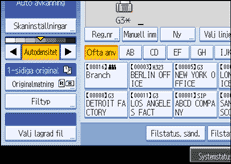 Bild på användarpanelen