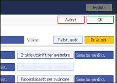 Bild på användarpanelen
