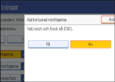 Bild på användarpanelen