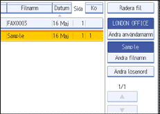 Bild på användarpanelen