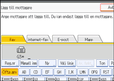 Bild på användarpanelen