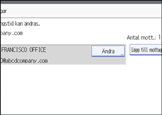 Bild på användarpanelen