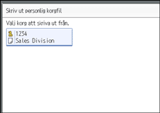Bild på användarpanelen