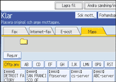 Bild på användarpanelen