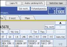 Bild på användarpanelen