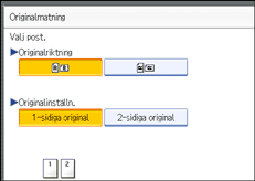 Bild på användarpanelen