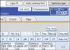 Bild på användarpanelen