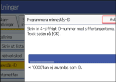 Bild på användarpanelen
