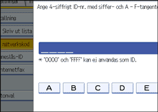Bild på användarpanelen
