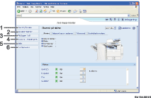 Bild av webbläsarfönster med numrerade bildtexter