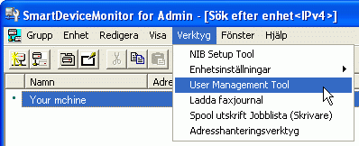 Bild av programskärm