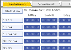 Bild på användarpanelen