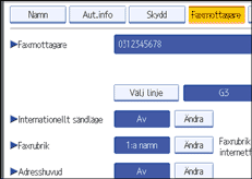 Bild på användarpanelen
