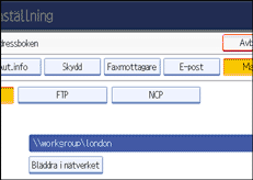 Bild på användarpanelen