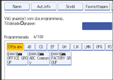 Bild på användarpanelen