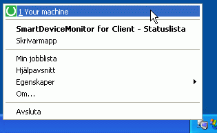 Bild av programskärm