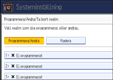 Bild på användarpanelen