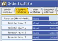 Bild av användarpanelskärm