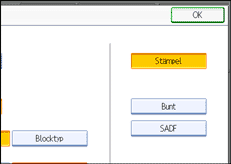 Bild på användarpanelens skärm