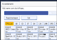 Bild av användarpanelskärmen