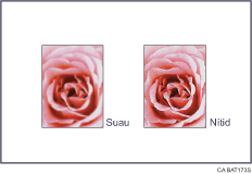 Il·lustració de l'ajust de qualitats d'imatge