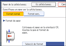 Il·lustració de la pantalla del panell d'operacions