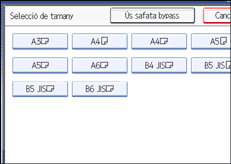 Il·lustració de la pantalla del panell d'operacions