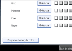 Il·lustració de la pantalla del panell d'operacions