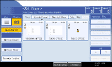 Il·lustració de la pantalla del panell d'operacions
