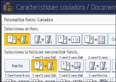Il·lustració de la pantalla del panell d'operacions