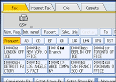 Il·lustració de la pantalla del panell d'operacions