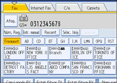 Il·lustració de la pantalla del panell d'operacions