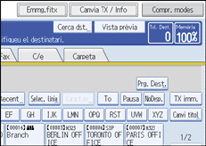 Il·lustraci&oacute; de la pantalla del panell d'operacions