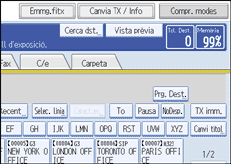 Il·lustraci&oacute; de la pantalla del panell d'operacions