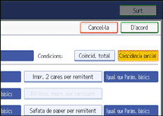 Il·lustració de la pantalla del panell d'operacions