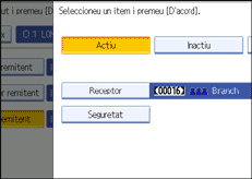 Il·lustració de la pantalla del panell d'operacions