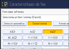 Il·lustració de la pantalla del panell d'operacions