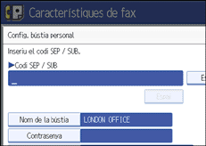Il·lustraci&oacute; de la pantalla del panell d'operacions