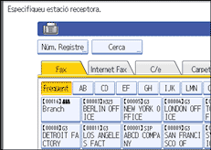 Il·lustració de la pantalla del panell d'operacions