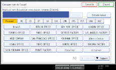 Il·lustració de la pantalla del panell d'operacions