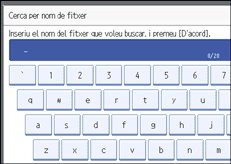 Il·lustració de la pantalla del panell d'operacions