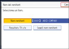 Il·lustració de la pantalla del panell d'operacions