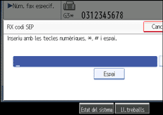Il·lustraci&oacute; de la pantalla del panell d'operacions