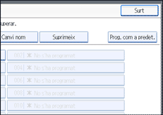 Il·lustració de la pantalla del panell d'operacions