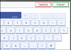 Il·lustració de la pantalla del panell d'operacions