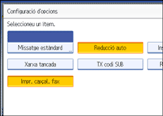 Il·lustració de la pantalla del panell d'operacions