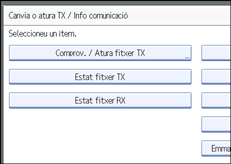 Il·lustraci&oacute; de la pantalla del panell d'operacions